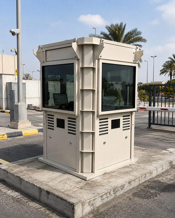 KF1 – SINGLE OPERATOR BULLETPROOF SENTRY BOX — BULLETPROOF CABINS case study