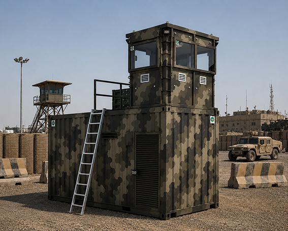 Elevated Observation & Security Tower — TOWER CABIN case study